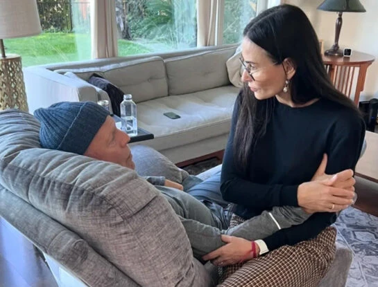 Así Demi Moore atraviesa estos últimos y duros días con Bruce Willis: "Ella sabe que el tiempo se le escapa"