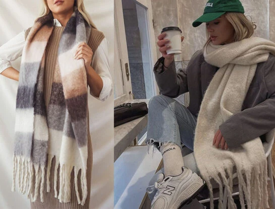 Bufandones: el accesorio de moda que no te puede faltar este invierno 2024