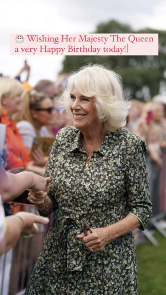 Camilla celebra su cumpleaños número 77. Foto: Instagram.