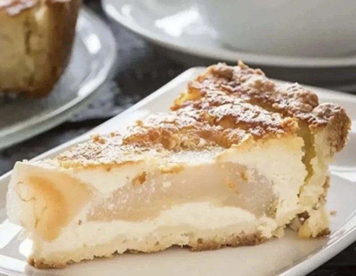 Tarta de peras light