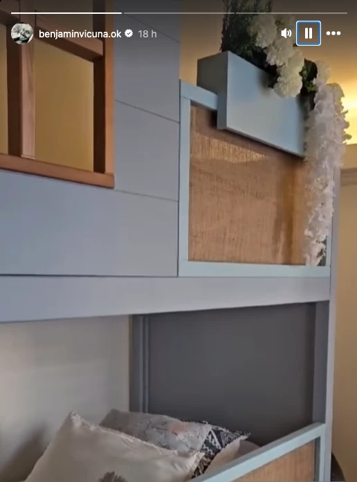 Benjamín Vicuña sorprendió a sus hijos Magnolia y Amancio: redecoró su cuarto con muebles de tendencia