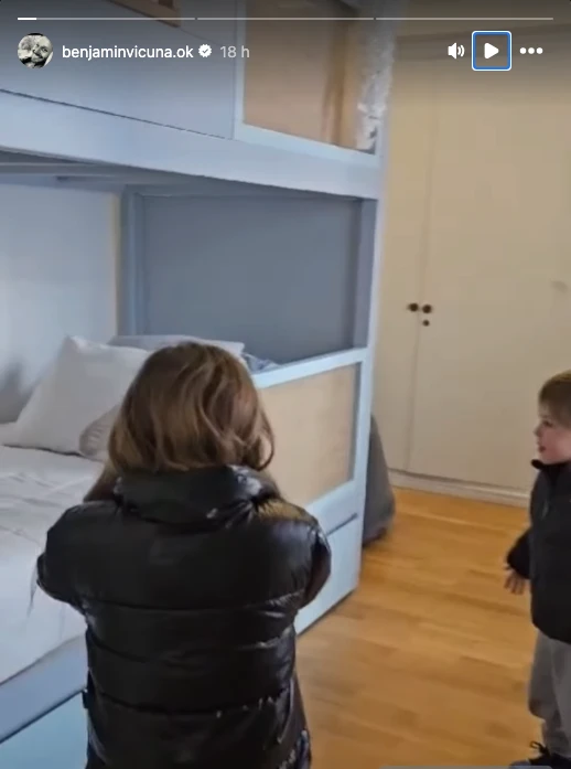 Benjamín Vicuña sorprendió a sus hijos Magnolia y Amancio: redecoró su cuarto con muebles de tendencia