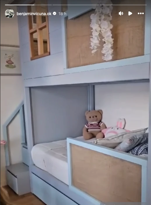 Benjamín Vicuña sorprendió a sus hijos Magnolia y Amancio: redecoró su cuarto con muebles de tendencia