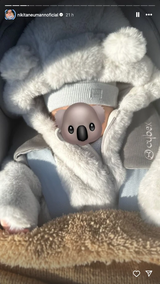 Cruz Urcera super abrigado en su salida del sábado