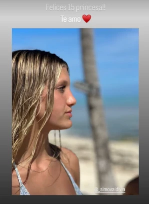 El tierno mensaje de Claudia Albertario a su hija Simona por su cumple de 15