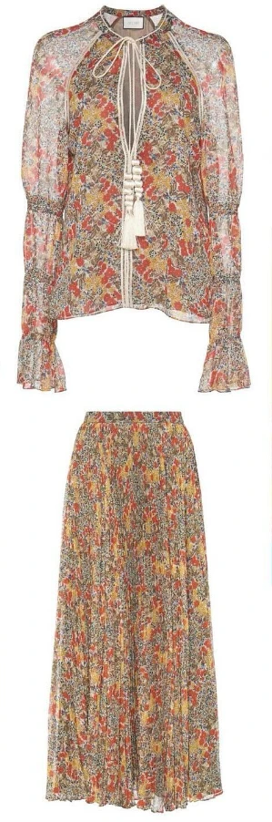 El look de Máxima: boho con zapatillas