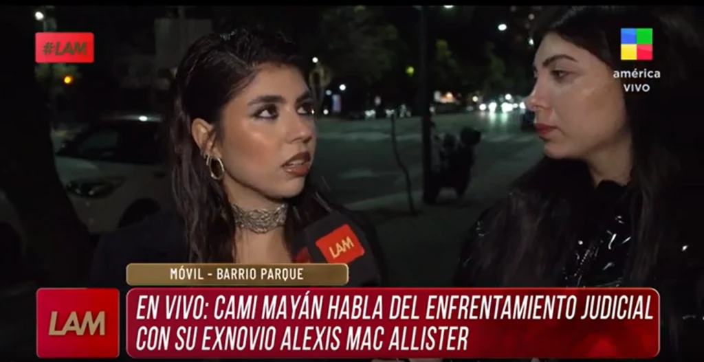 Cami Mayan contó toda la verdad sobre su batalla legal con Alexis Mac Allister