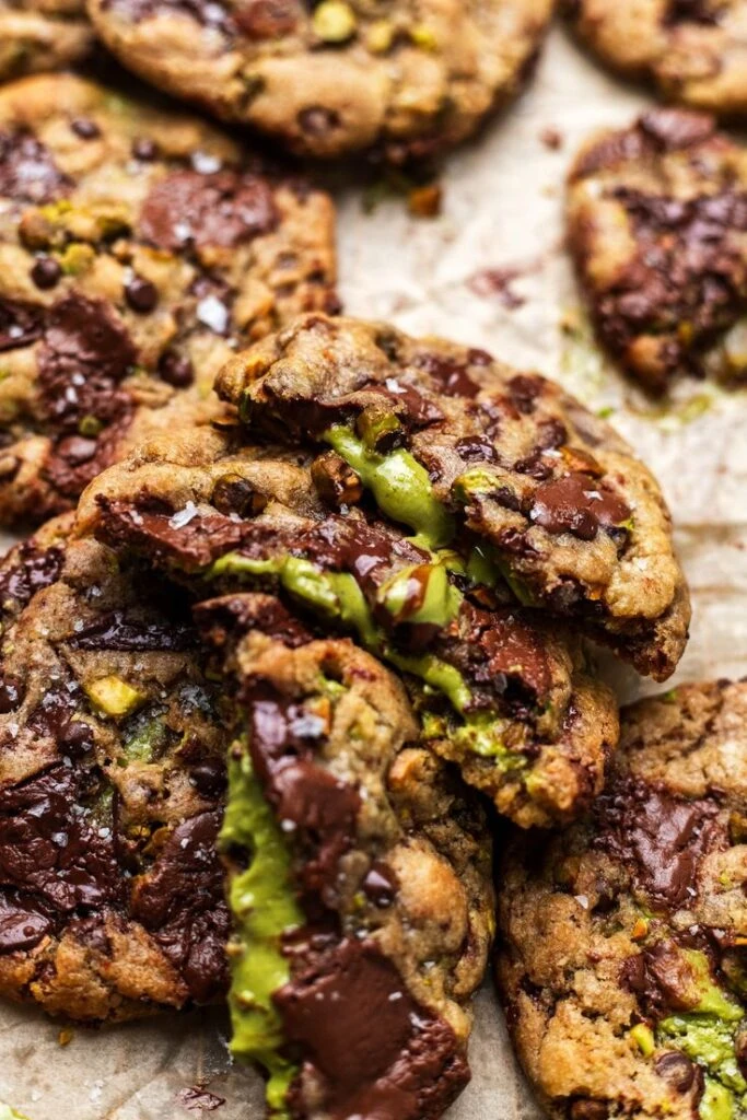 La receta de galletitas de chocolate y pistacho ideales para la merienda