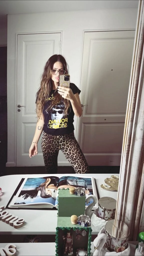 La China apostó por el animal print. Foto: Instagram.