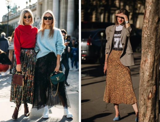 Cómo combinar la maxifalda: 7 looks fashionistas del street style