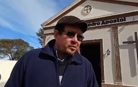 Cristian González párroco de nueve de julio