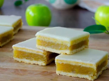 Cuadrados de manzana: la receta de Pedro Lambertini para la hora del té