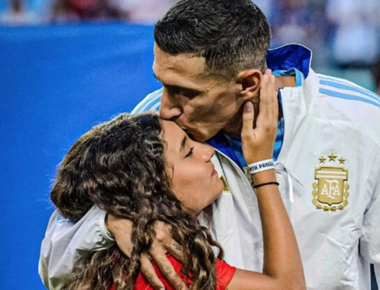 Mía, la hija de Ángel Di María, le dedicó una emotiva carta tras su retiro de la Selección Argentina