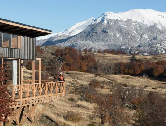 Así se diseñó un refugio de montaña en la Patagonia chilena