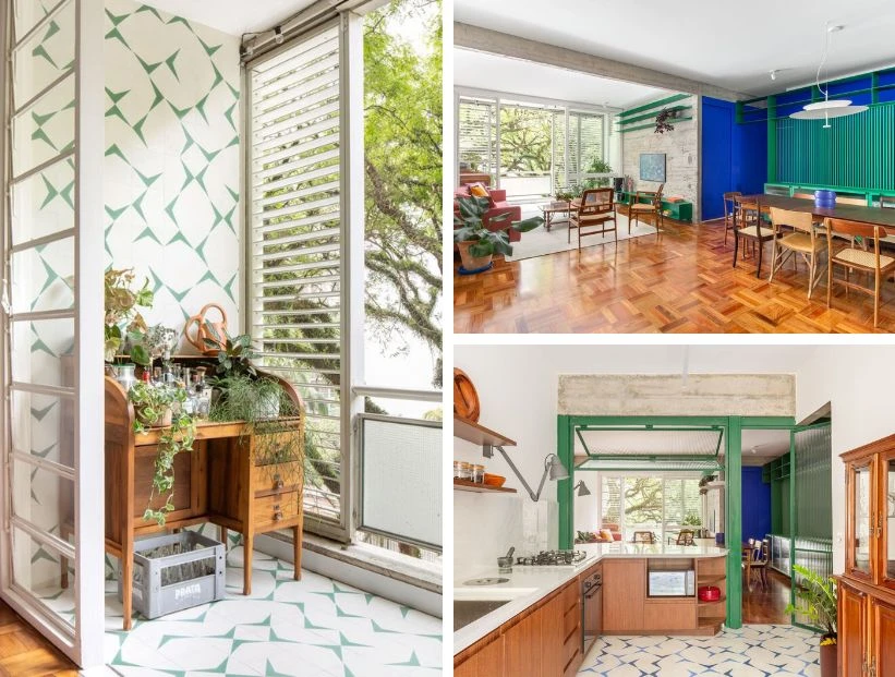 Así se diseñó un departamento a todo color