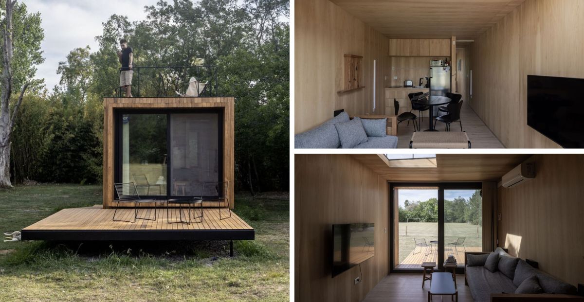 Así se diseñó una mini casa modular en City Bell