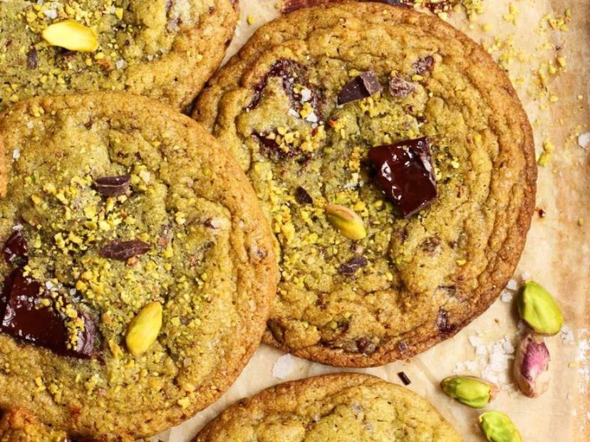 La receta de galletitas de chocolate y pistacho ideales para la merienda