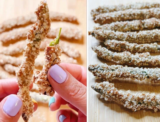 Espárragos crocantes, la receta simple y deliciosa de Antonela Robledo Irigoyen