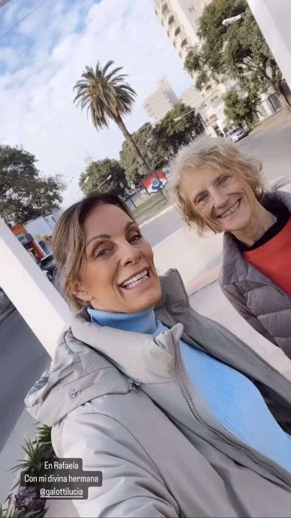 El emotivo viaje de Nequi Galotti a Rafaela. Foto: Instagram. 