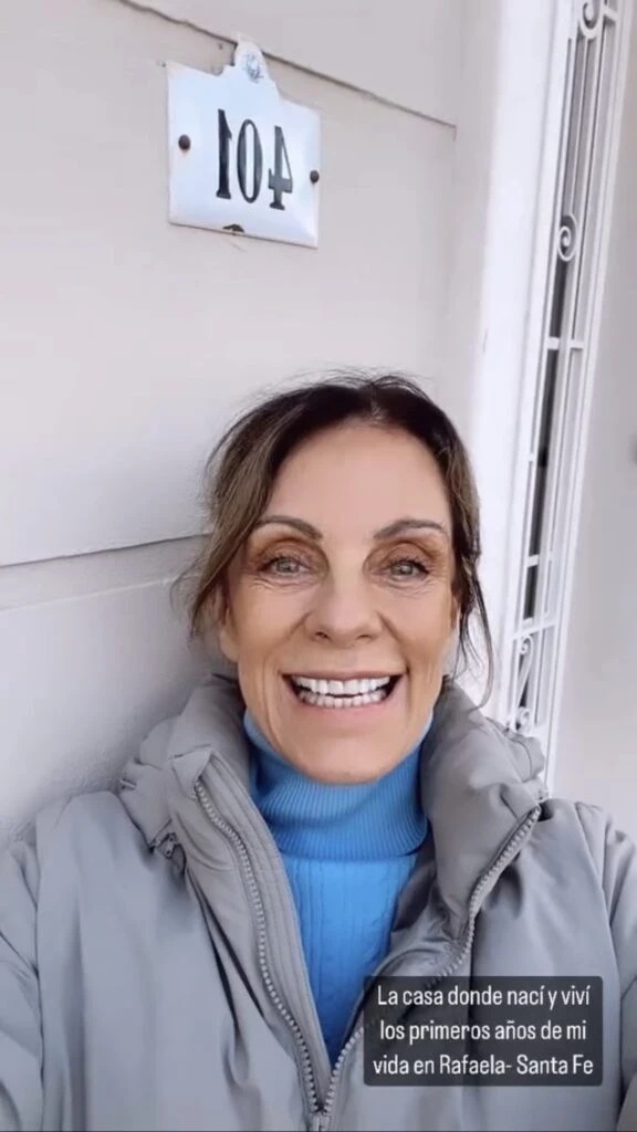 El emotivo viaje de Nequi Galotti a Rafaela. Foto: Instagram. 