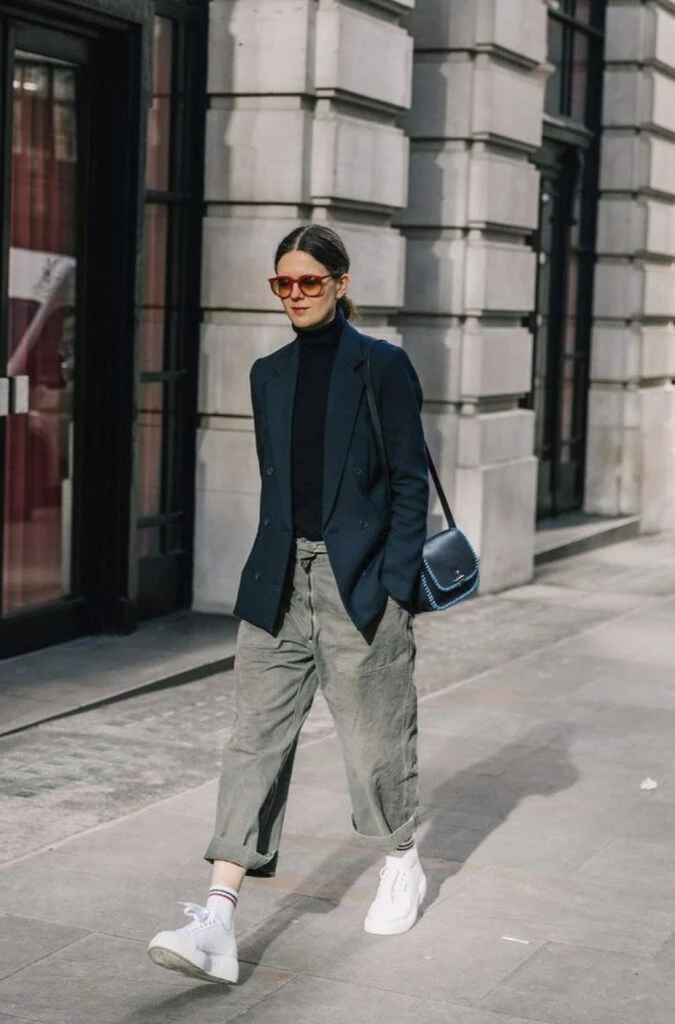 Estos son los mejores looks con blazers. Foto: Pinterest.