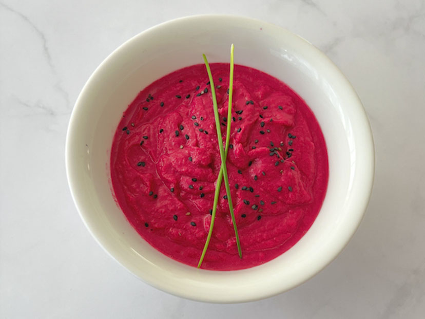 Hummus de remolacha: la receta económica y saludable de Antonela Robledo Irigoyen