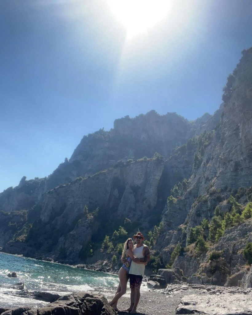 La romántica escapada de Flor Bertotti y Federico Amador a la Costa Amalfitana