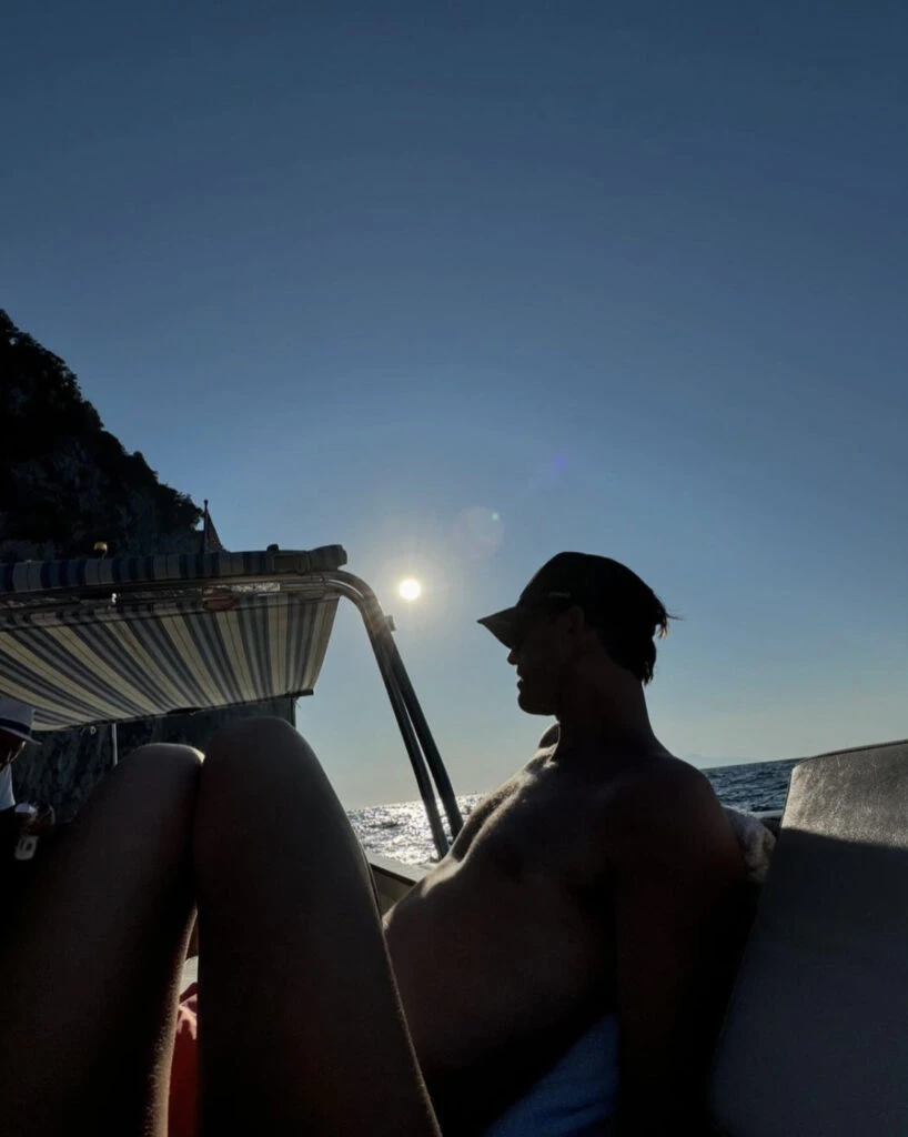 Las fotos de las vacaciones de la modelo y Facundo Pieres en Capri. Foto: Instagram.