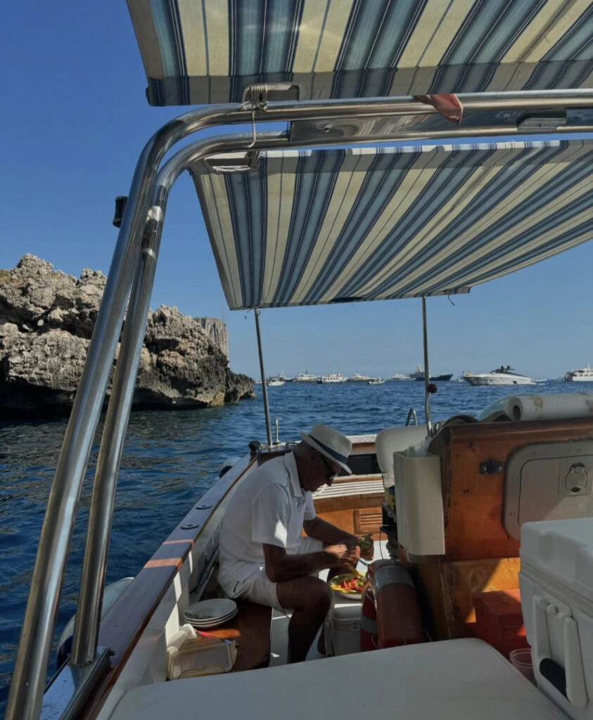 Las fotos de las vacaciones de Zaira Nara y Facundo Pieres en Capri. Foto: Instagram.