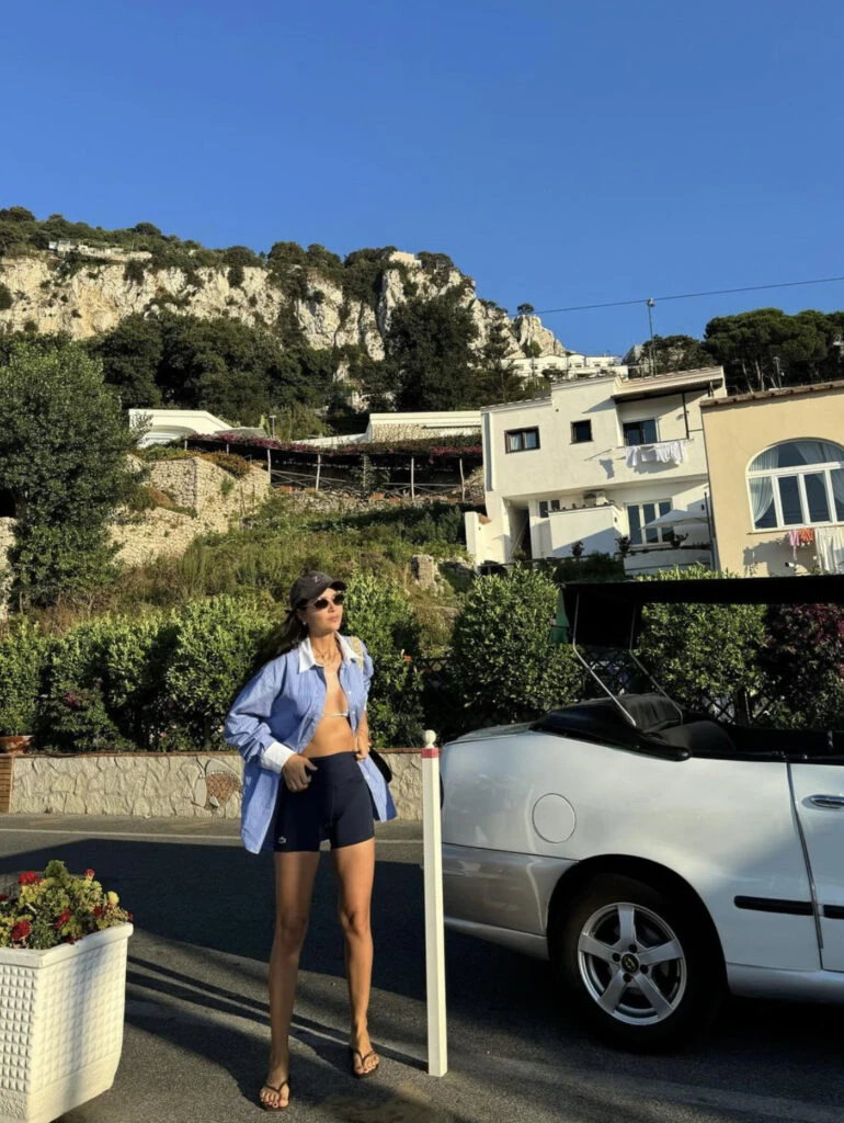 Las fotos de las vacaciones de Zaira Nara y Facundo Pieres en Capri. Foto: Instagram.