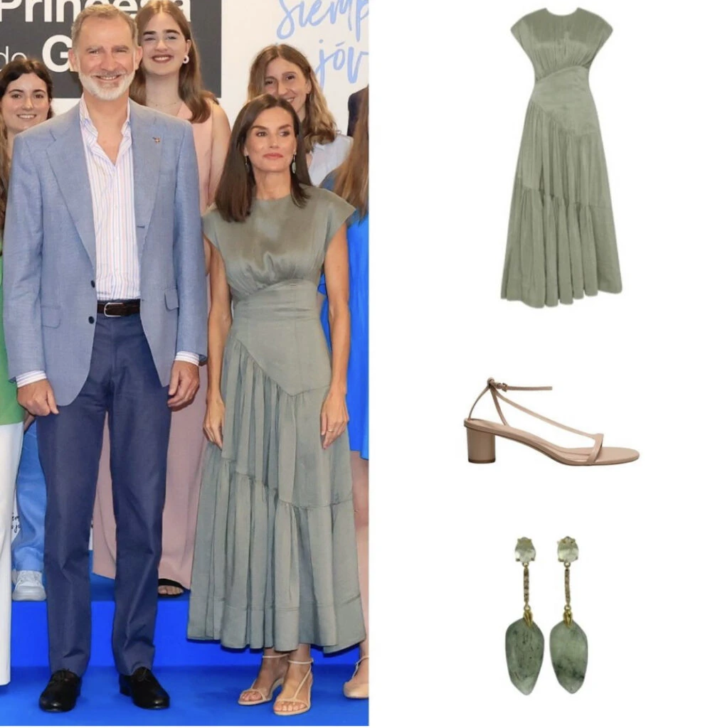 Letizia apostó por la moda circular y marcó tendencia. Foto: Instagram. 