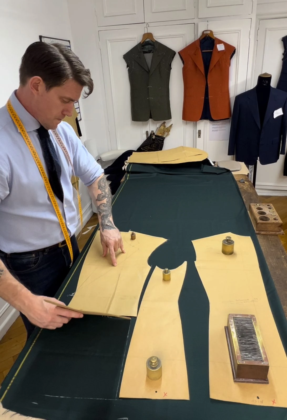 Nicolás Zaffora en su atelier