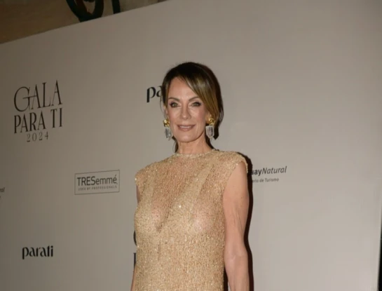Nequi Galotti deslumbró con un naked dress en la Gala Para Ti