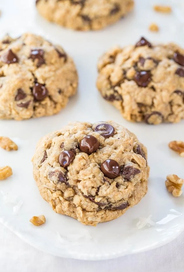 Cookies con chips de chocolate saludables: una receta sin harina ni azúcar