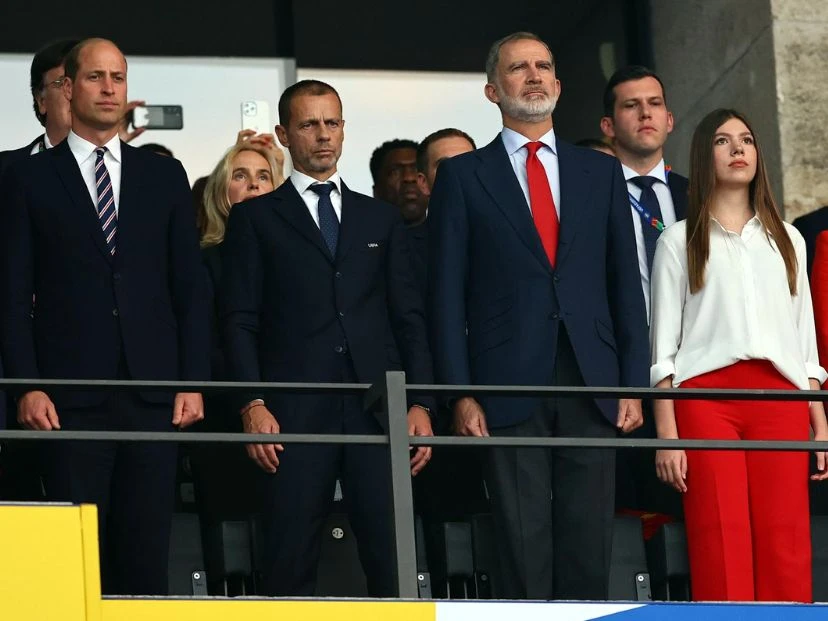 El rey Felipe VI y el príncipe William