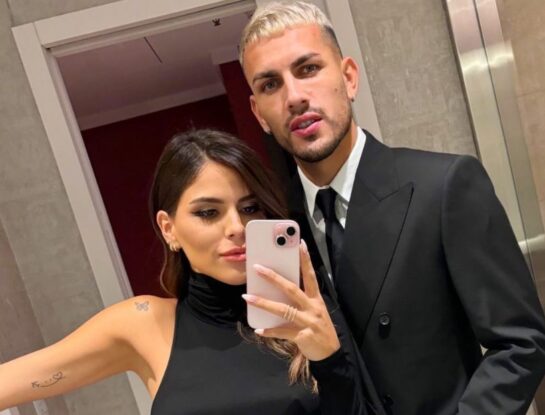 Boda de Oriana y Dybala: los looks de Leandro Paredes y Camila Galante