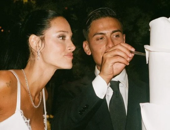 Paulo Dybala compartió imágenes inéditas de su casamiento