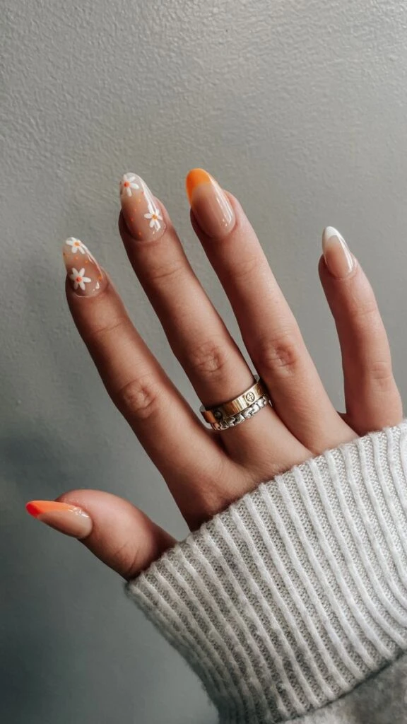 Orange nails: el color de uñas que marca tendencia en el street style