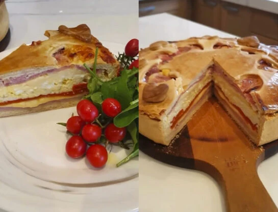 Tarta de jamón y queso: la receta de Osvaldo Gross que reversiona un clásico para la mesa familiar