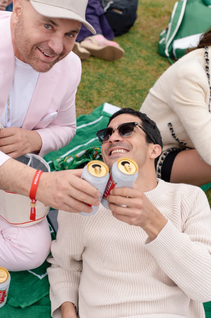 Chino Darín y Germán Martitegui en Wimbledon.