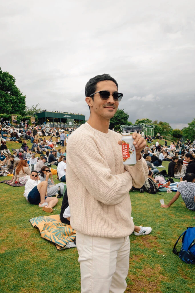 El look de Wimbledon del Chino Darín.