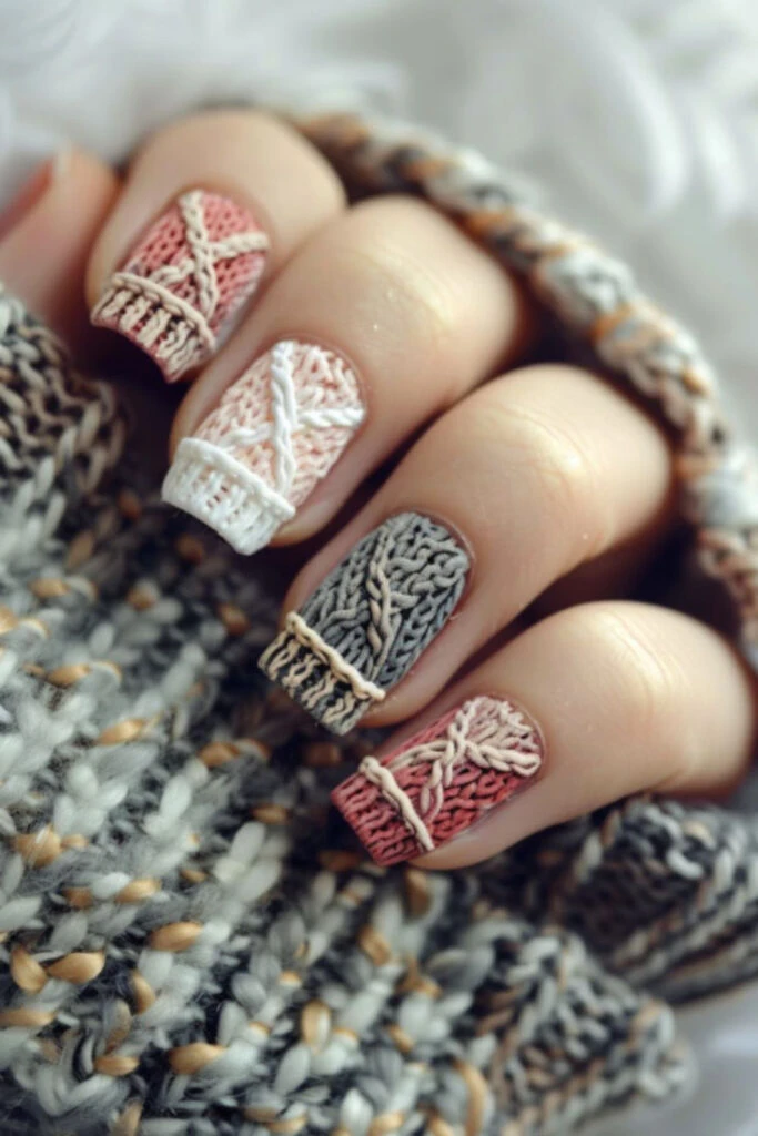 knitted nails
