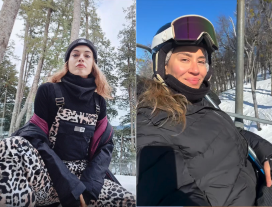 ⁠Las fotos de las vacaciones de ski de Jimena Barón y Emilia Attias