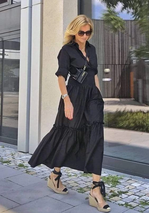 10 zapatos para usar con vestido negro