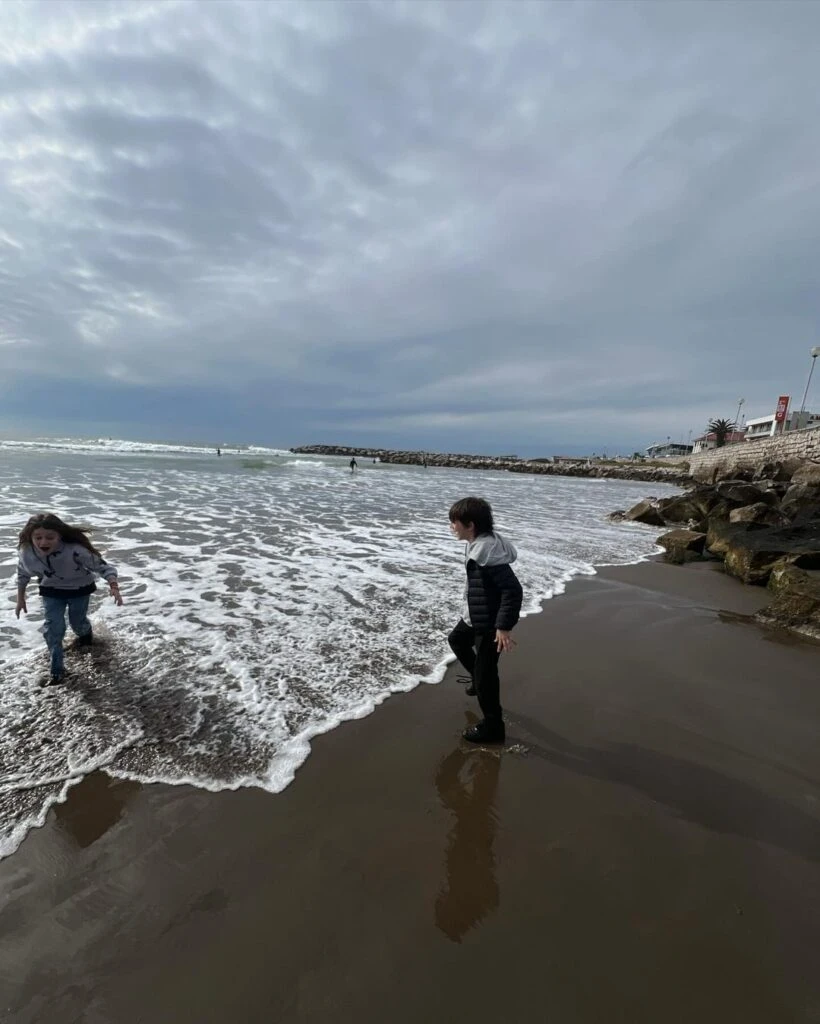 La escapada de Guillermina Valdés a Mar del Plata