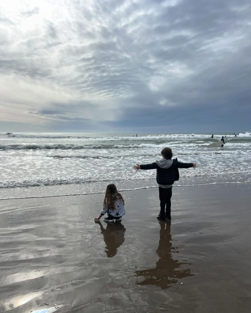 La escapada de Guillermina Valdés a Mar del Plata
