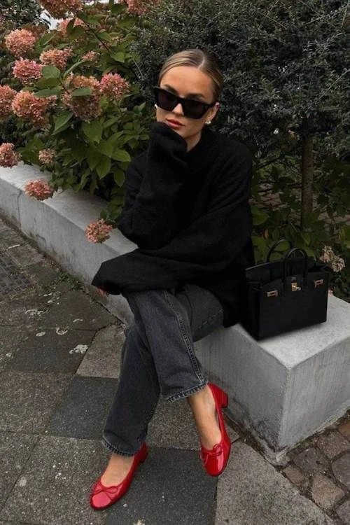 Guía de estilo: cómo usar las ballerinas con taco