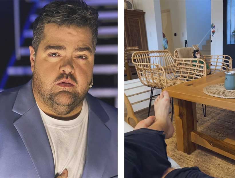 Darío Barassi mostró el living de su casa y un detalle deco de tendencia llamó la atención