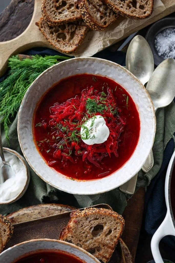 Borsch: la receta de la sopa de remolacha de la cocina ucraniana