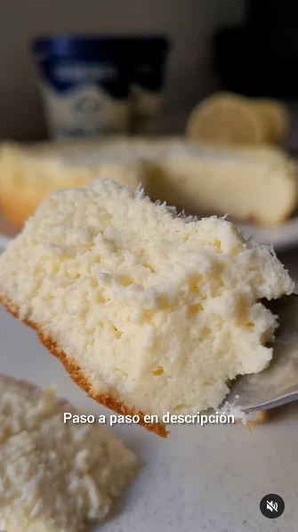 Torta soufflé de limón